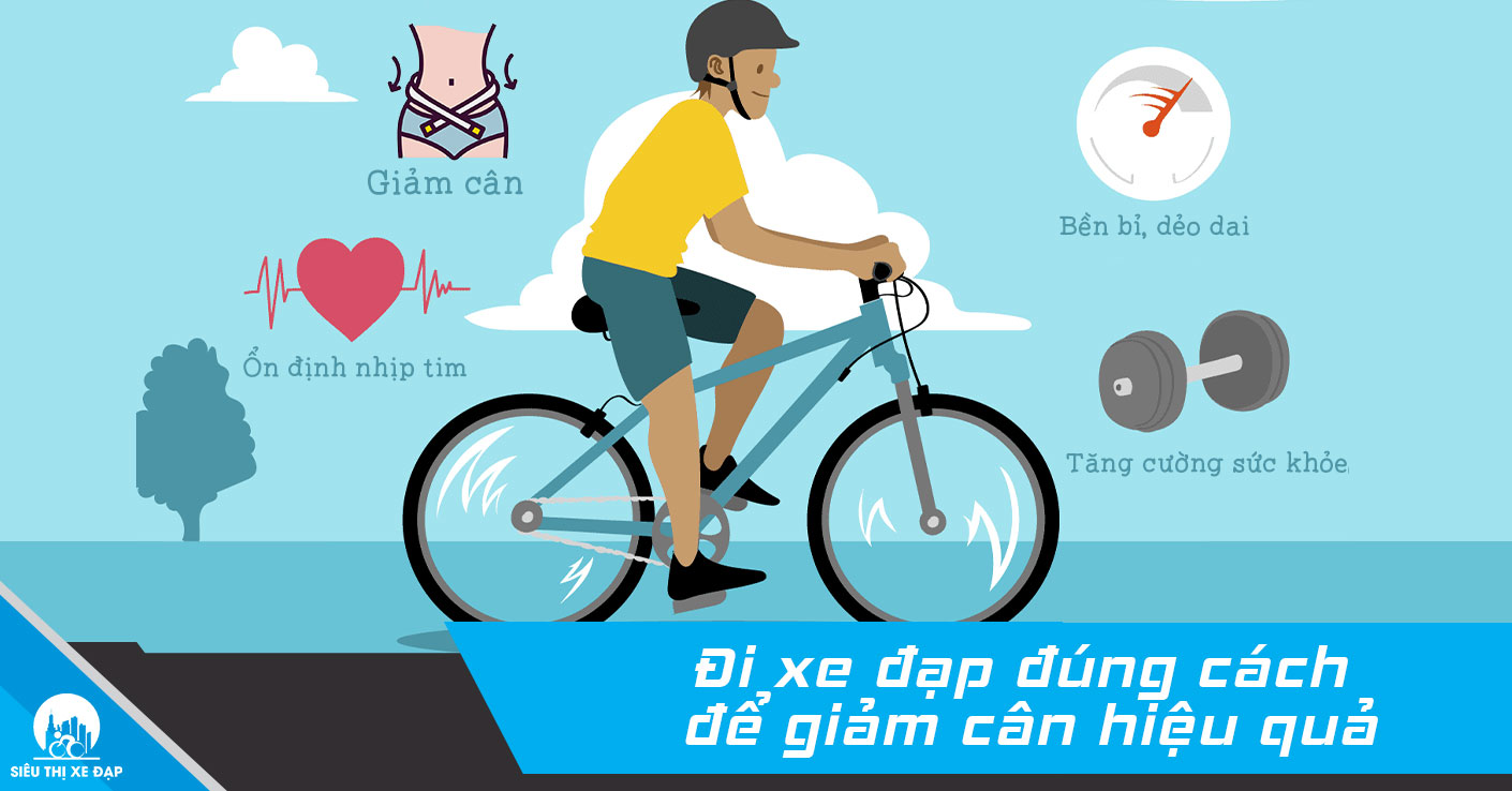 Đi xe đạp đúng cách để giảm cân hiệu quả