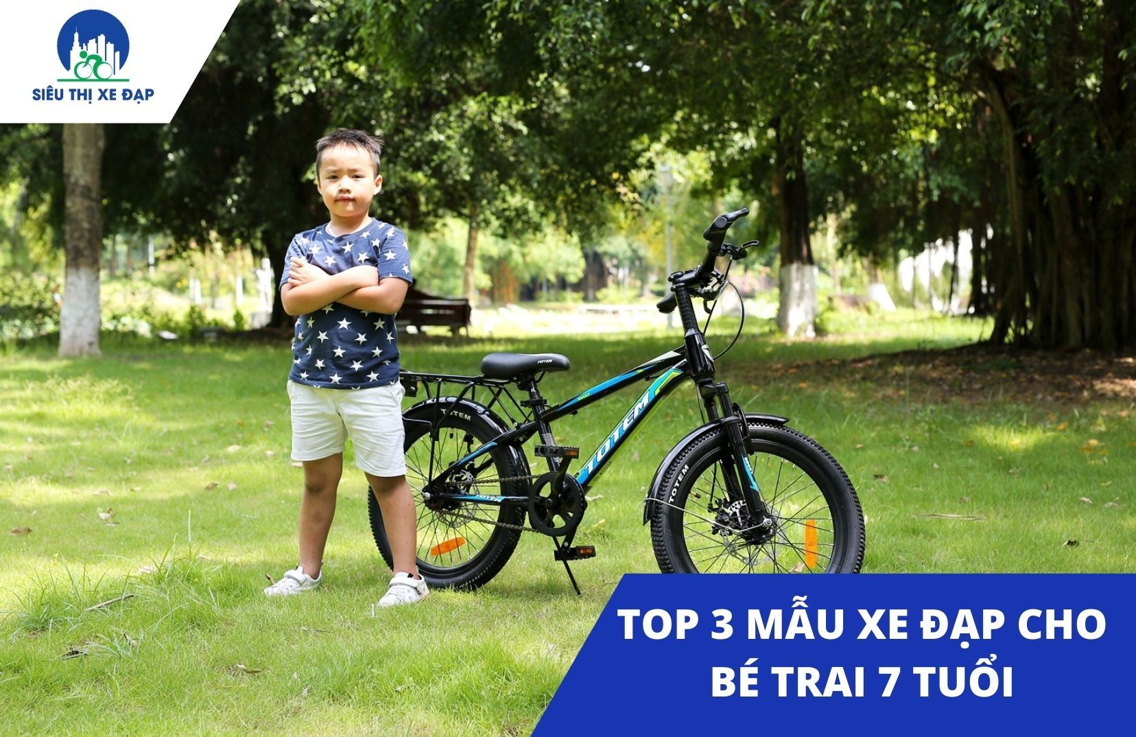 3 mẫu xe đạp cho bé trai 7 tuổi chất lượng nhất 2021