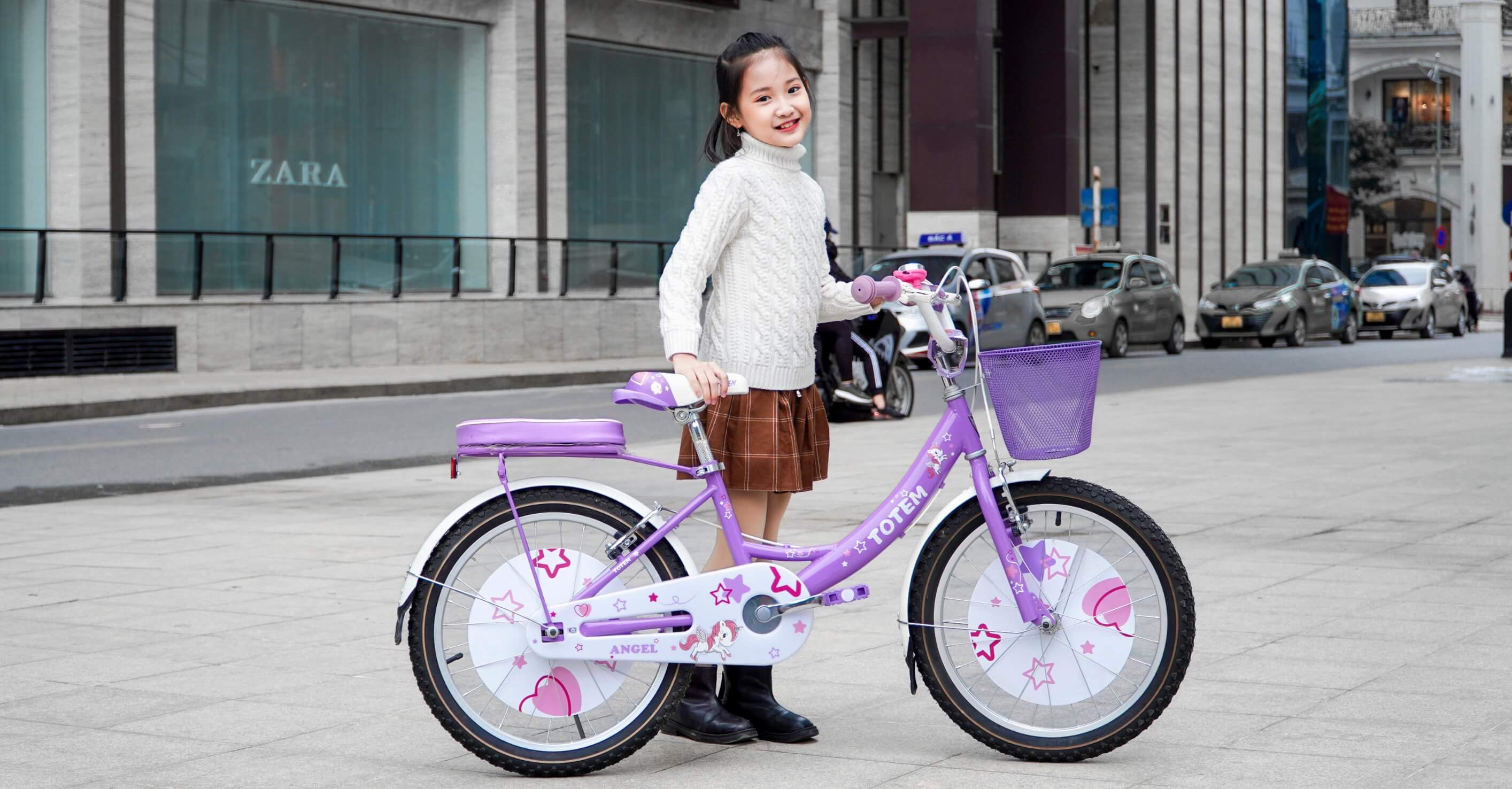 Tất tần tật mẫu xe đạp cho con gái theo từng độ tuổi HOT nhất 2023