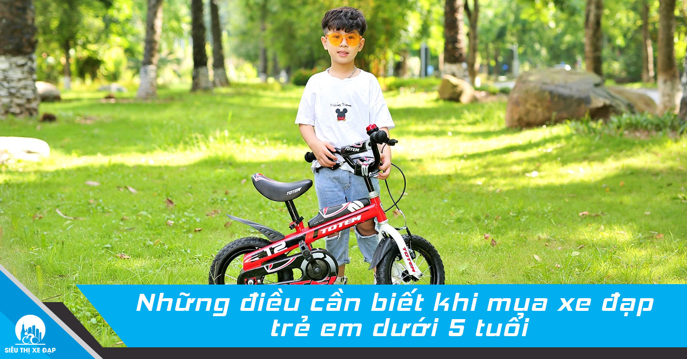 Những điều cần biết khi mua xe đạp cho trẻ em dưới 5 tuổi