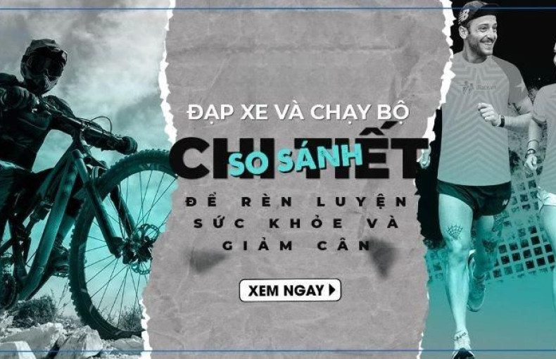 So sánh chạy bộ hay đạp xe giảm cân nhanh hơn?