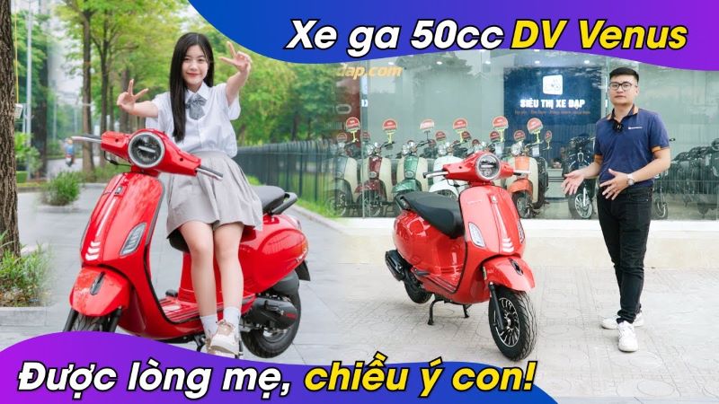 Top 3+ mẫu xe máy 50cc cho học sinh nữ được yêu thích tại Siêu Thị Xe Đạp